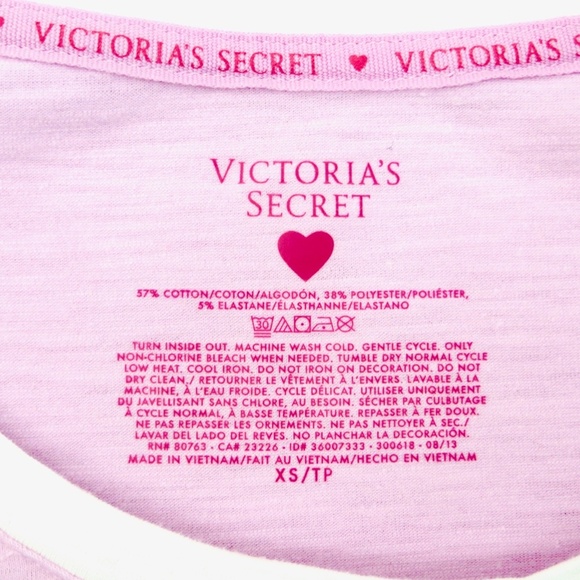 NEW! Victoria Secret Cotton Blend Sleepwear Shirt - Picture 7 of 7